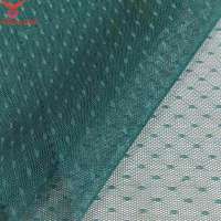 Turquoise Color 75D polyester Mesh Net Fabric for Cloth/Dresses